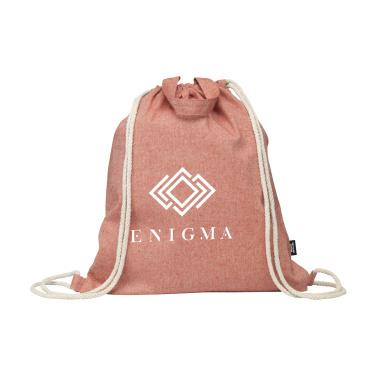 Logotrade promotional merchandise picture of: GRS Recycled Cotton PromoBag Plus (180 g/m²) backpack