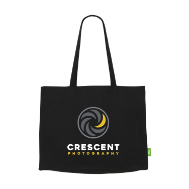 Logo trade business gift photo of: ECO Shopper GOTS Organic Cotton (180 g/m²) bag