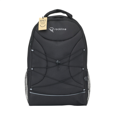 Logo trade corporate gifts image of: Flashline GRS RPET Laptop Backpack