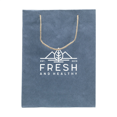 Logotrade promotional gift image of: Leaf It Bag recycled with jeans fibres (180 g/m²) L