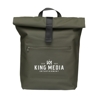 Logo trade corporate gifts image of: Lennon Roll-Top Recycled Backpack