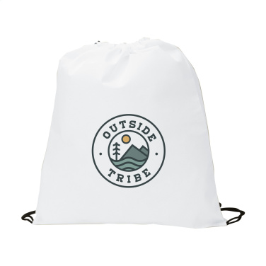 Logo trade promotional gifts image of: Non-Woven Promobag GRS RPET backpack
