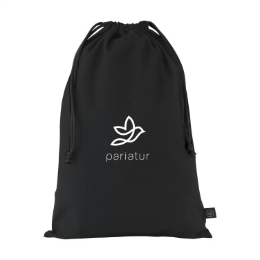 Logotrade promotional item image of: Gift Pouch GRS Recycled Cotton (150 g/m²) L