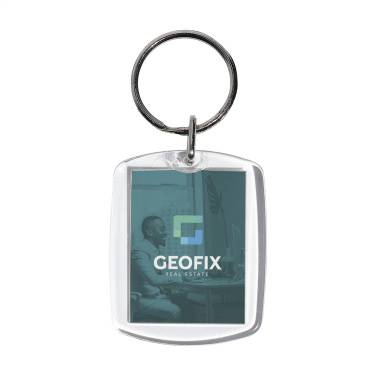 Logo trade promotional giveaways picture of: Club keyring
