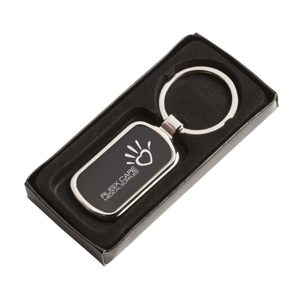 Logotrade promotional merchandise photo of: KeyTag Rectangular keyring