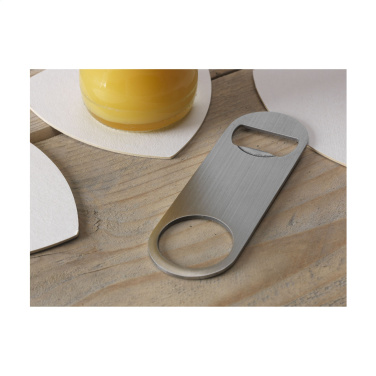 Logo trade promotional merchandise photo of: CrownTop Metal Opener Metal