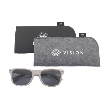 Logo trade business gift photo of: Feltro GRS RPET Pouch for glasses