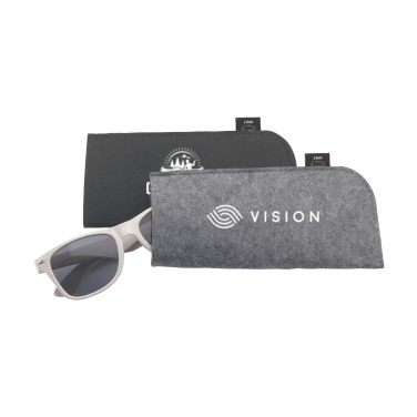 Logo trade corporate gift photo of: Feltro GRS RPET Pouch for glasses