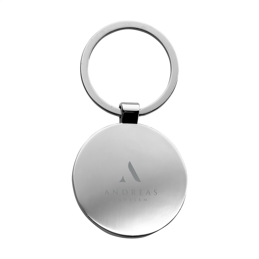 Logo trade promotional items picture of: Bamboo Key Circle keyring