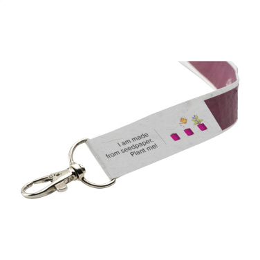 Logo trade promotional gift photo of: Seed Paper Lanyard 2 cm