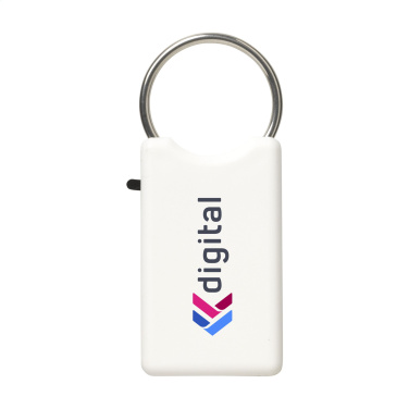 Logotrade promotional product picture of: Safe GRS Recycled Key Ring