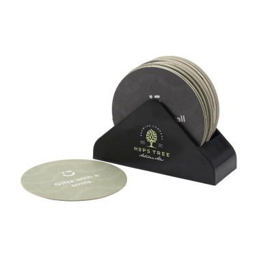 Logo trade promotional items picture of: Recycled Holder Beer Coasters