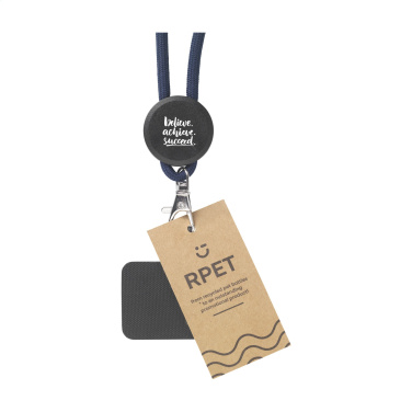 Logo trade advertising product photo of: Lace Lanyard GRS RPET 5 mm keycord