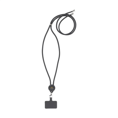 Logotrade promotional items photo of: Lace Lanyard GRS RPET 5 mm keycord