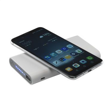 Logo trade promotional merchandise photo of: Wireless Powerbank 8000 C wireless charger