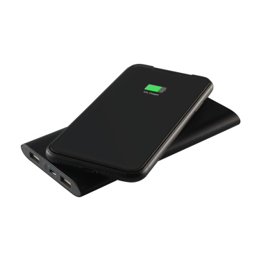Logo trade promotional giveaway photo of: Aluminium 8000 Wireless Powerbank wireless charger