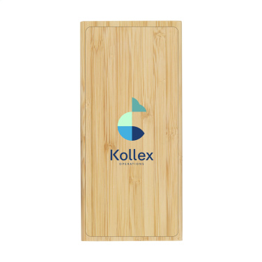 Logotrade advertising product image of: Bamboo 8000 Wireless Powerbank wireless charger