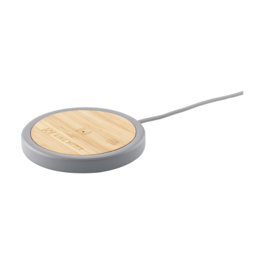 Logotrade advertising products photo of: Lidos Stone ECO 10W Wireless Charger