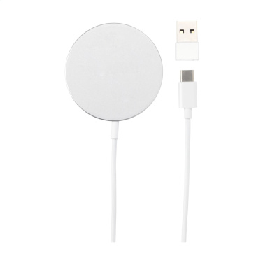 Logo trade promotional giveaway photo of: Force MagSafe 10W Recycled Wireless Charger