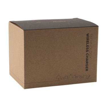 Logo trade promotional merchandise picture of: Ecork Pen Holder Wireless Charger