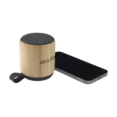 Logotrade promotional items photo of: Timor Bamboo Wireless Speaker