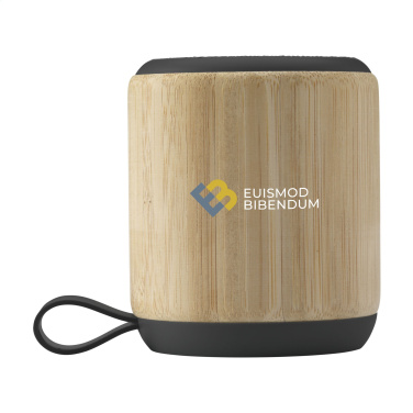 Logotrade promotional item image of: Timor Bamboo Wireless Speaker