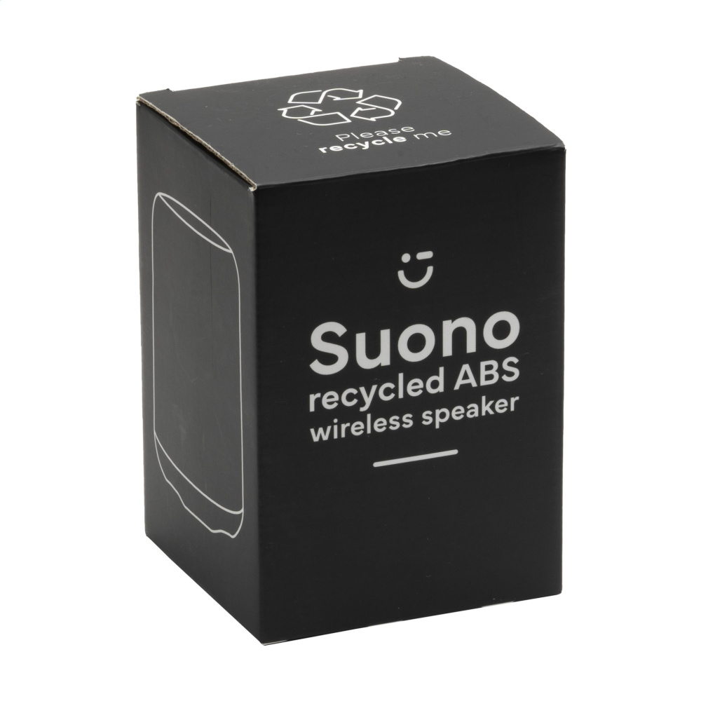 Logo trade advertising products picture of: Suono RCS Recycled ABS Wireless Speaker