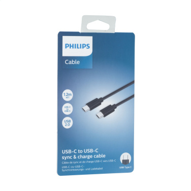 Logo trade promotional products picture of: Philips Cable USB-C to USB-C