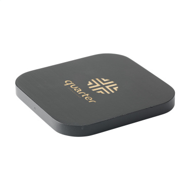 Logo trade promotional giveaways image of: Bamboo Wireless Charger 15W
