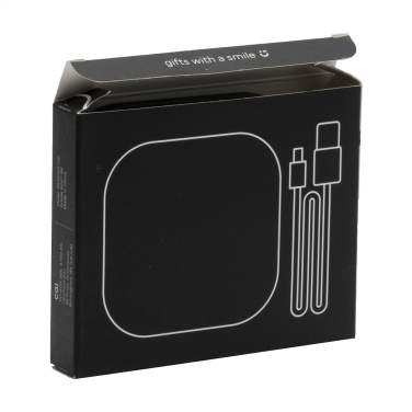 Logo trade promotional merchandise picture of: Bamboo Wireless Charger 15W