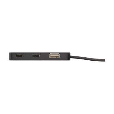 Logo trade promotional giveaways picture of: Tecco GRS Recycled Alu USB Hub