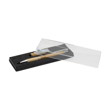 Logo trade promotional giveaways picture of: Bamboo Connect Giftset 8 GB