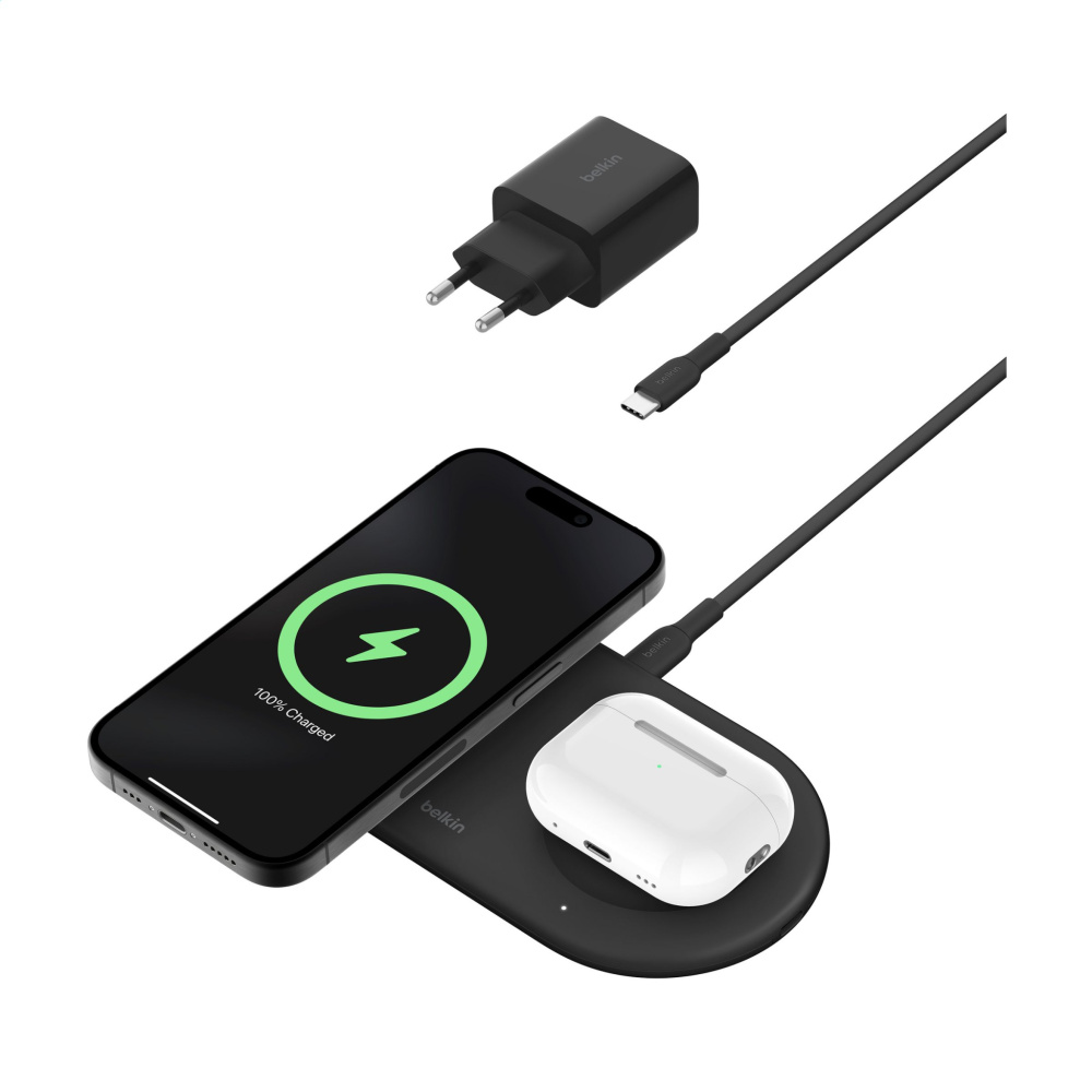 Logotrade corporate gift picture of: Belkin BoostCharge Pro 2-in-1 Pad