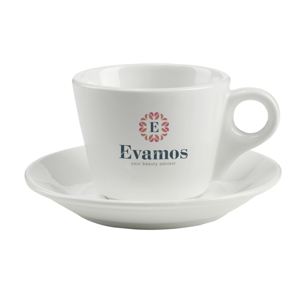 Logo trade promotional item photo of: DaVinci 205 ml cup and saucer