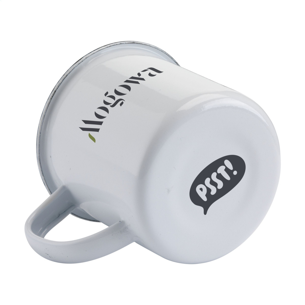Logotrade promotional product picture of: Retro Enamel Mug 350 ml