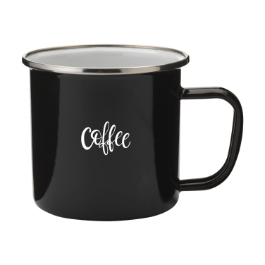 Logotrade promotional item picture of: Retro Silver Enamel Mug 350 ml