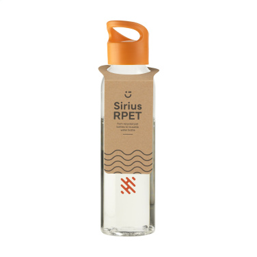 Logo trade promotional items picture of: Sirius GRS RPET 650 ml drinking bottle