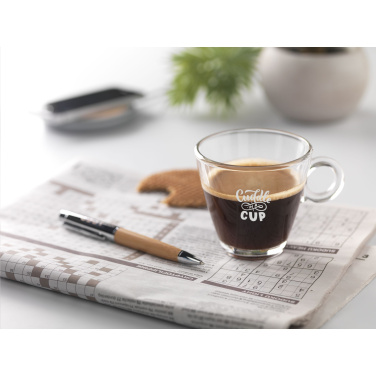 Logo trade promotional merchandise photo of: Lugano Coffee Glass 230 ml