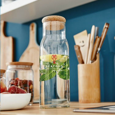 Logotrade advertising product image of: Algarve Carafe 1 L with a cork cap