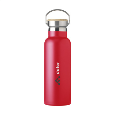 Logo trade promotional items image of: Nordvik RCS Recycled Steel 500 ml drinking bottle