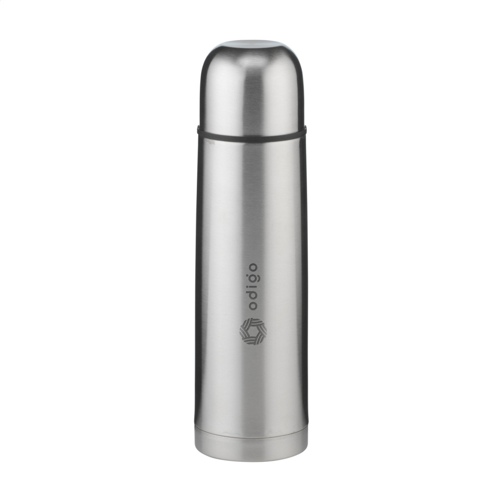 Logo trade promotional giveaways image of: Thermotop Midi RCS Recycled Steel 500 ml thermo bottle
