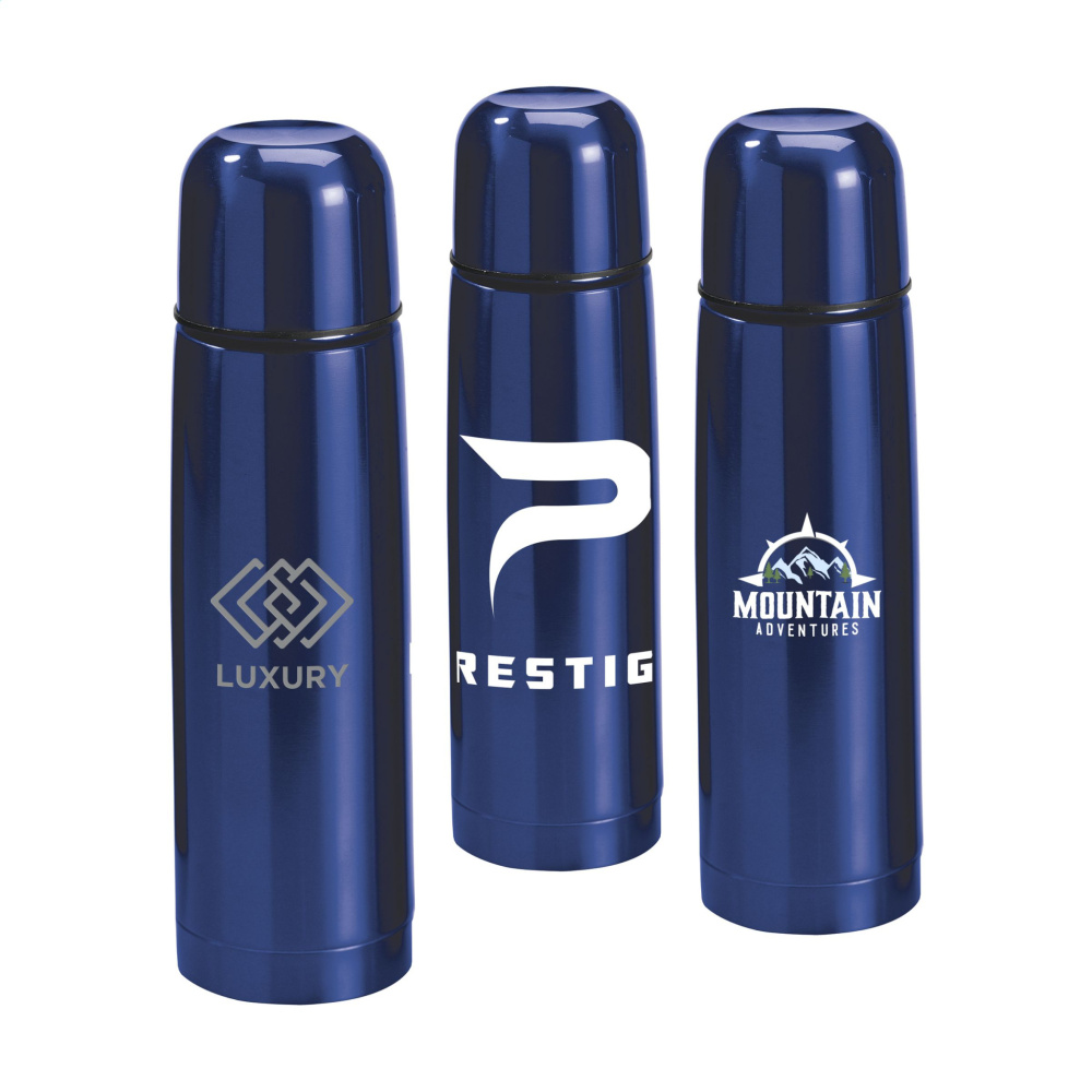 Logotrade business gifts photo of: ThermoColour RCS Recycled Steel 500 ml thermo bottle