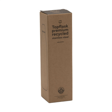 Logo trade promotional gifts picture of: Topflask Premium RCS Recycled Steel drinking bottle