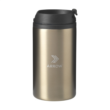 Logotrade promotional giveaway image of: Thermo Can RCS Recycled Steel 300 ml thermo cup