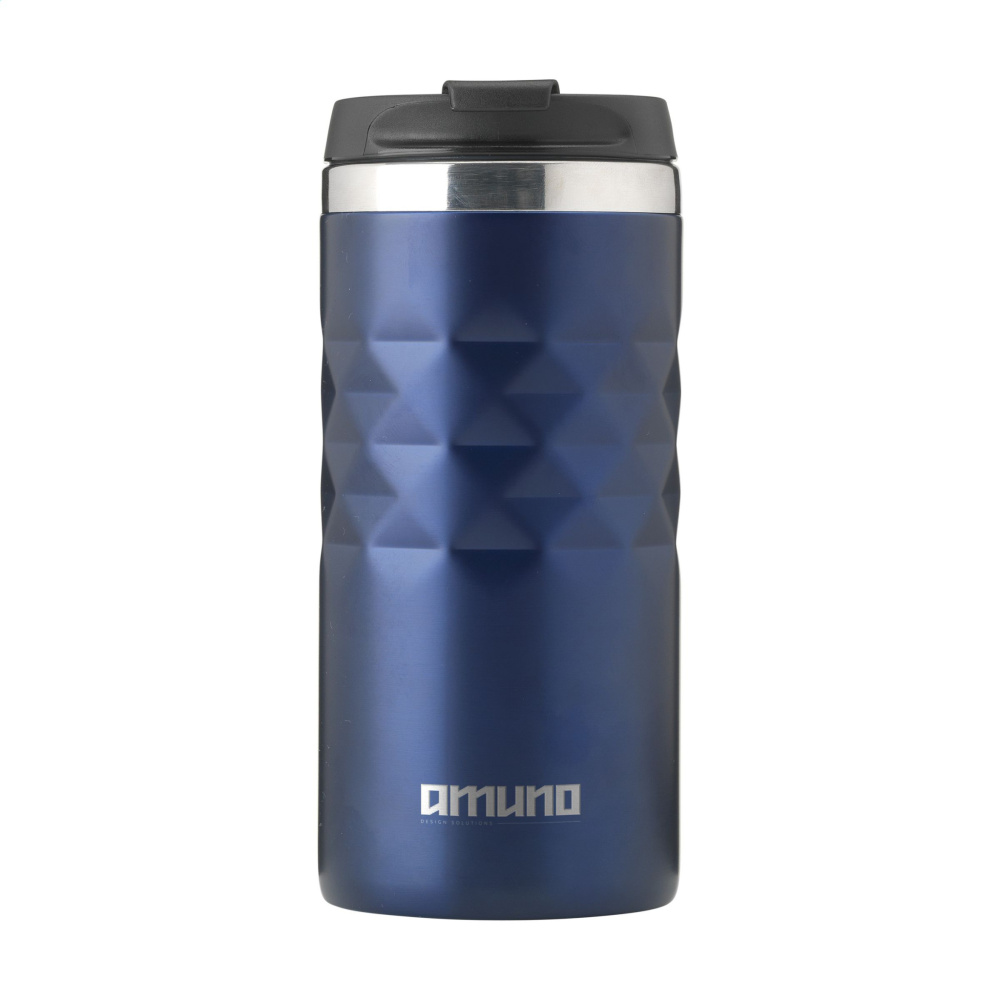 Logotrade business gifts photo of: Geometric Mug RCS Recycled Steel 280 ml thermo cup
