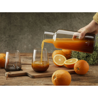 Logo trade promotional giveaways picture of: Smokey Water Glass 450 ml