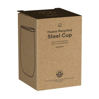 Logo trade promotional gifts image of: Huevo RCS Recycled Steel Cup 350 ml thermo cup
