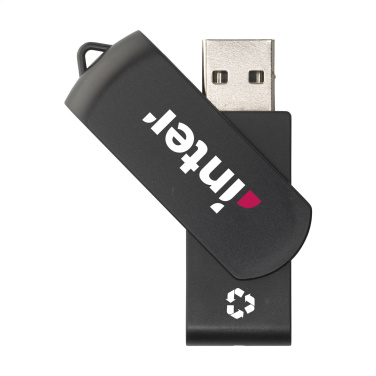 Logo trade promotional giveaway photo of: USB Twist Recycle 64 GB