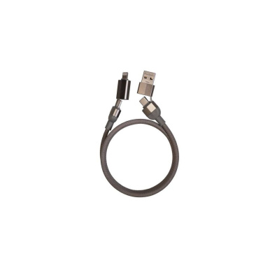 Logo trade advertising products image of: Charging cable with data transfer DONNES Pierre Cardin