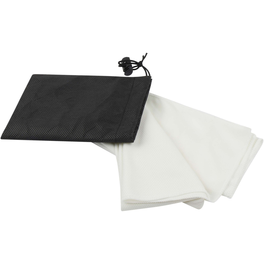 Logotrade promotional item picture of: Lucas RPET sport towel 30x80 cm